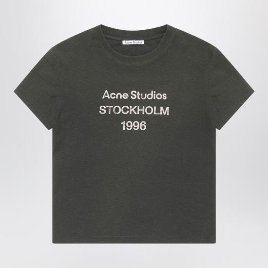 26SS 아크네 스튜디오 반팔 티셔츠 CL0395DACO Black