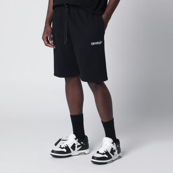 26SS 오프화이트 숏팬츠 OMCI013S26FLE001 Black