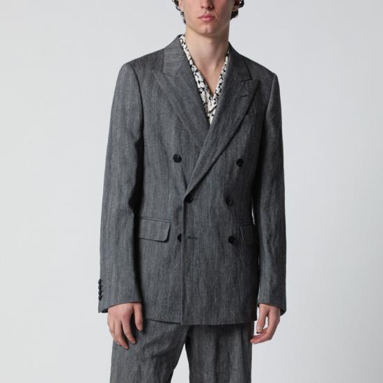 26SS 드리스 반 노튼 수트 자켓 204253131 Black