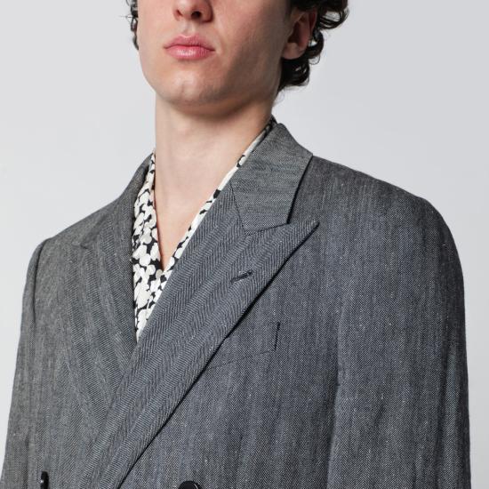 26SS 드리스 반 노튼 수트 자켓 204253131 Black - DRIES VAN NOTEN