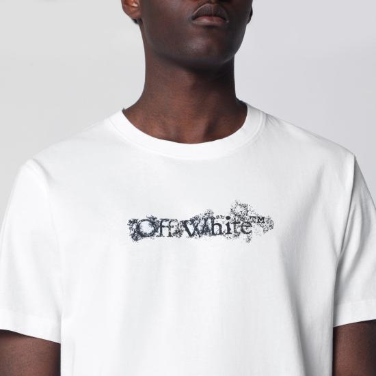 26SS 오프화이트 헤럴딕 에로우 슬림 티셔츠 OMAA027S26JER007 White - OFF WHITE