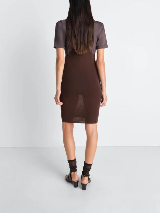 26SS 르메르 미디 원피스 DR1153 LK1020BR523 Brown - LEMAIRE