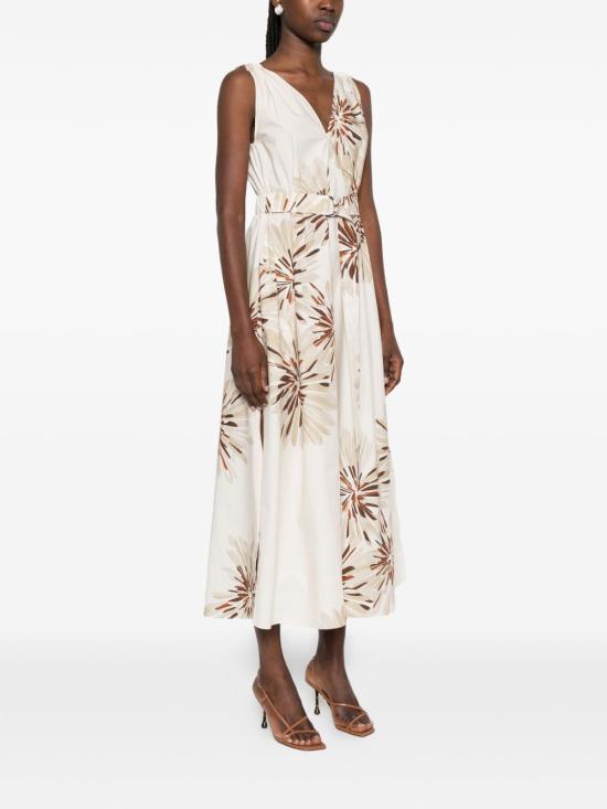 26SS 브루넬로 쿠치넬리 미디 원피스 MQ197A5092 C004 Beige - BRUNELLO CUCINELLI