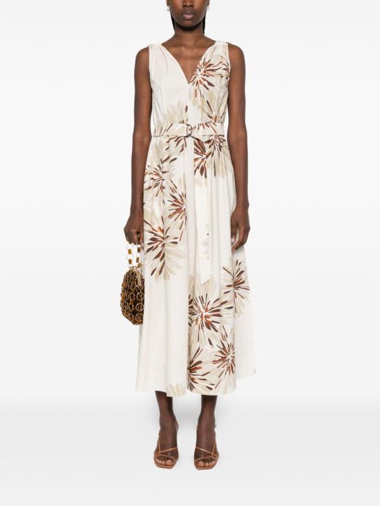 26SS 브루넬로 쿠치넬리 미디 원피스 MQ197A5092 C004 Beige - BRUNELLO CUCINELLI