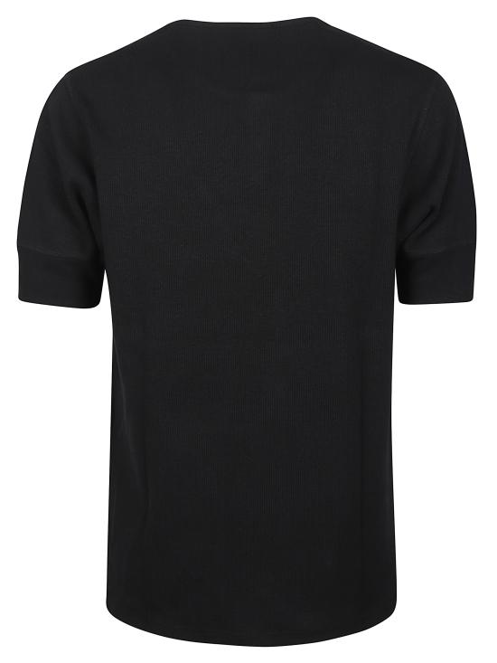 26SS 르메르 저지 헨리넥 탑 TS0007 LJ1030BK999 Black - LEMAIRE