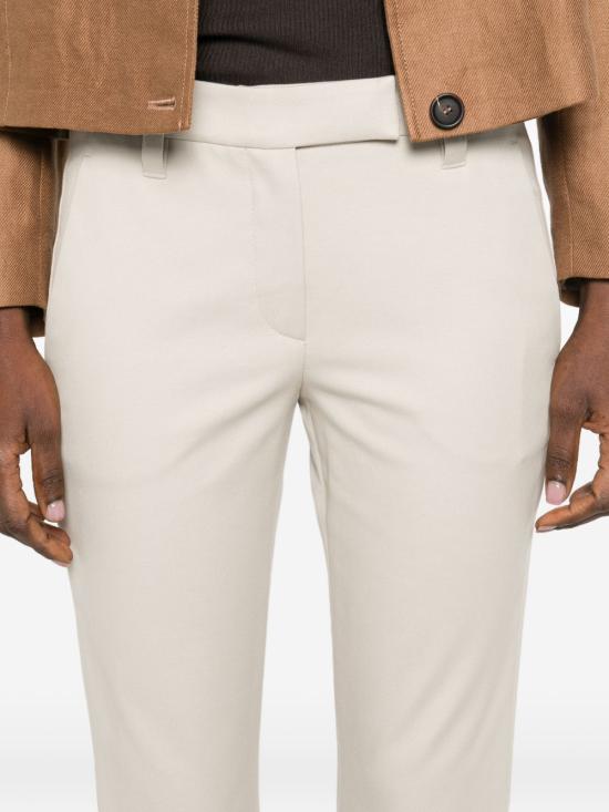 26SS 브루넬로 쿠치넬리 스트레이트 팬츠 MA126P7258 C9317 White - BRUNELLO CUCINELLI