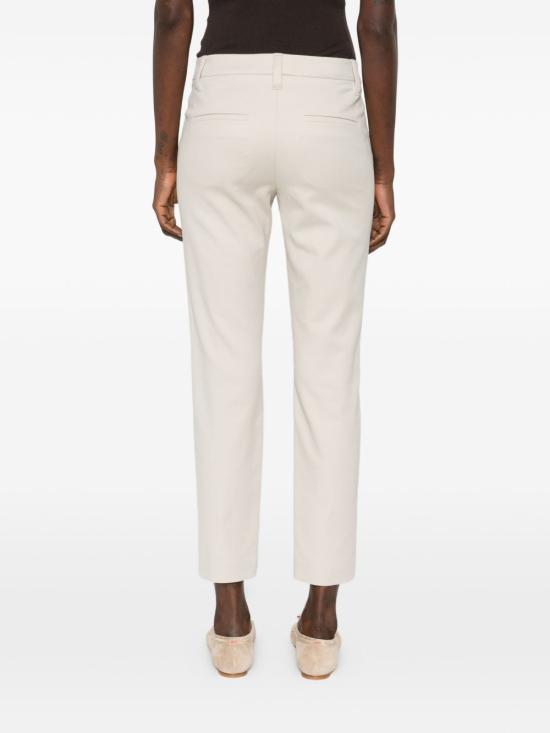 26SS 브루넬로 쿠치넬리 스트레이트 팬츠 MA126P7258 C9317 White - BRUNELLO CUCINELLI