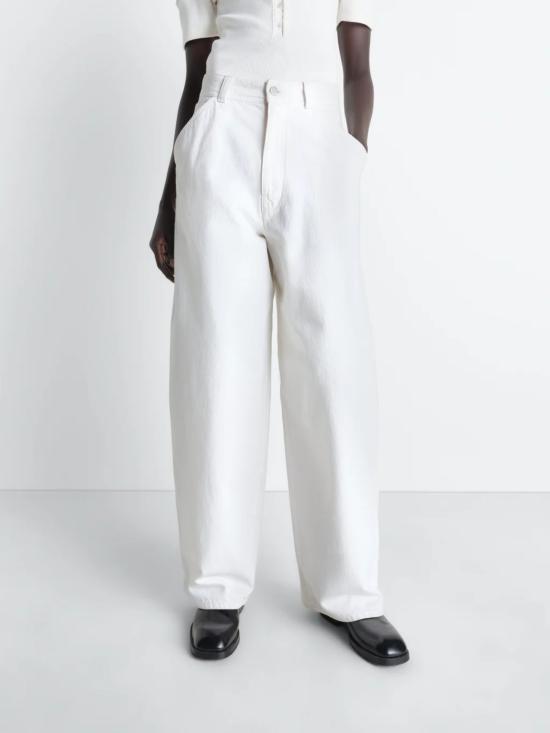 26SS 르메르 라지 팬츠 PA1224 LD1069WH086 White - LEMAIRE