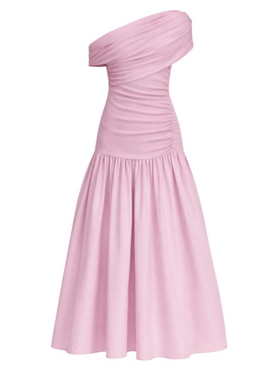 26SS 셀프 포트레이트 미디 원피스 RS26108M PINK Pink