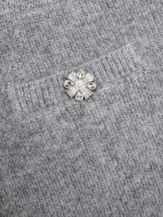 26SS 셀프 포트레이트 가디건 RS26123CB GREY Grey - SELF PORTRAIT