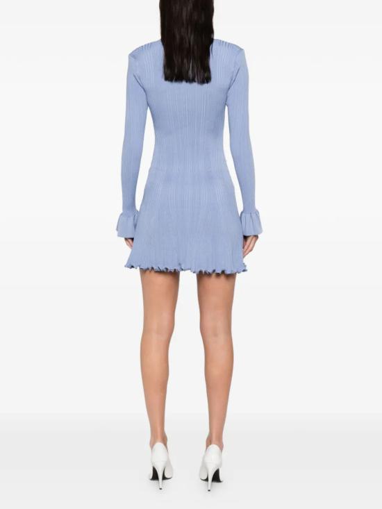 26SS 셀프 포트레이트 미디 원피스 RS26555S BLUE Clear Blue - SELF PORTRAIT