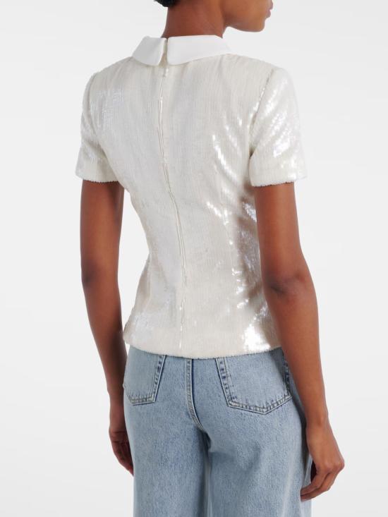 26SS 셀프 포트레이트 민소매 티셔츠 RS26016T WHITE White - SELF PORTRAIT