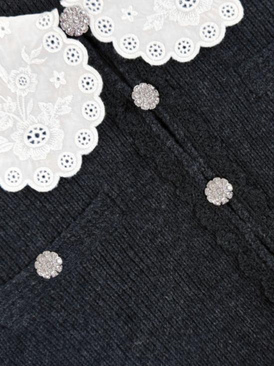 26SS 셀프 포트레이트 가디건 RS26121CB GREY Grey - SELF PORTRAIT