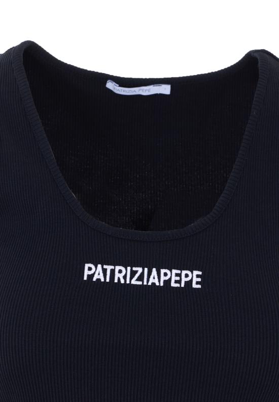 26SS 파트리지아페페 긴팔 티셔츠 8M1617 J216K103 Black - PATRIZIA PEPE