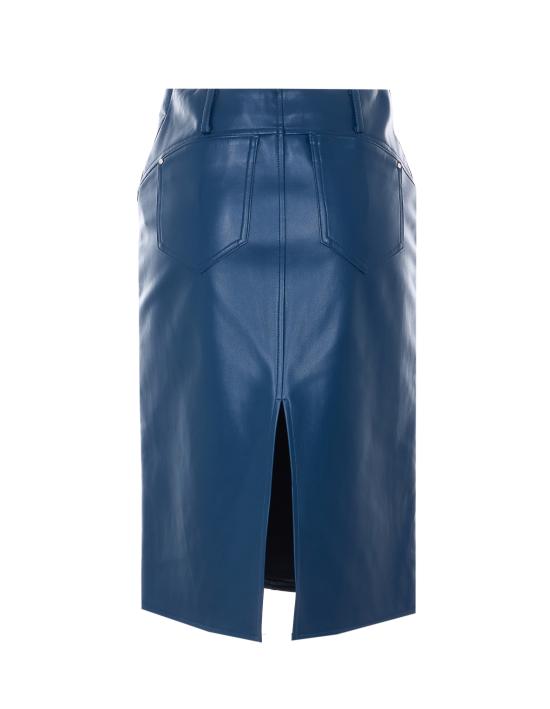 26SS 파트리지아페페 미디 스커트 8G0520 E005CA97 Blue - PATRIZIA PEPE