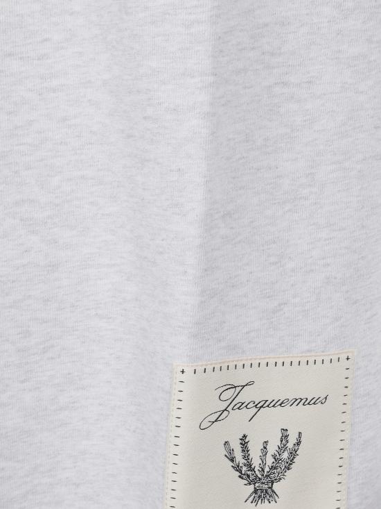 26SS 자크뮈스 반팔 티셔츠 26ETSM00624AJ 000459CI Grey - JACQUEMUS