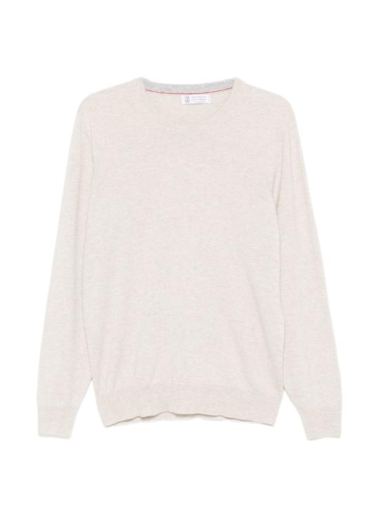 26SS 브루넬로 쿠치넬리 캐시미어 니트 M2200100 CKM17 Beige - BRUNELLO CUCINELLI