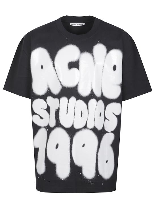 26SS 아크네 스튜디오 반팔 티셔츠 CL0333 TSHI000116J83 Black