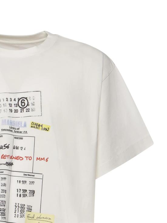 26SS MM6 메종마르지엘라 반팔 티셔츠 SH0GC0070 M20170101 White - MM6 MAISON MARGIELA