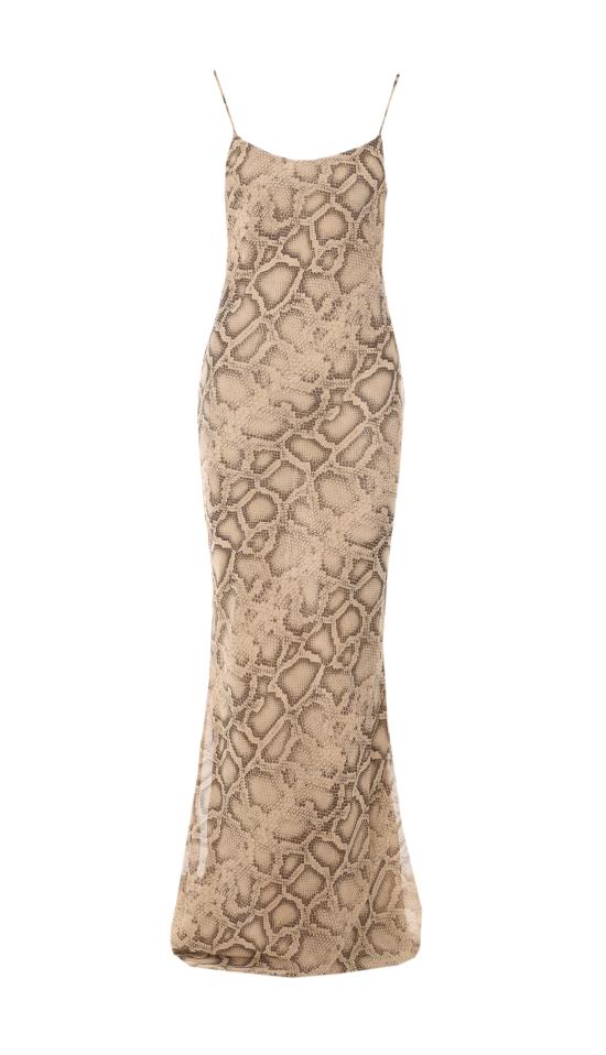 26SS 안다마네 미디 원피스 T190131A TNP264851 Beige