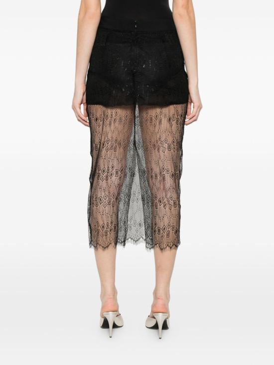 26SS 더프랭키샵 미디 스커트 ALROSE SKFS21492100 Black - THE FRANKIE SHOP