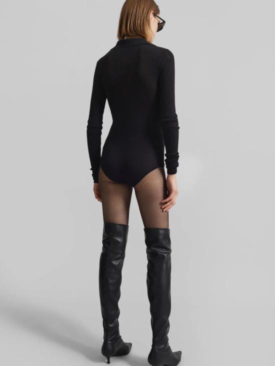 26SS 더프랭키샵 바디수트 티셔츠 SOLANA POFS21509130 Black - THE FRANKIE SHOP