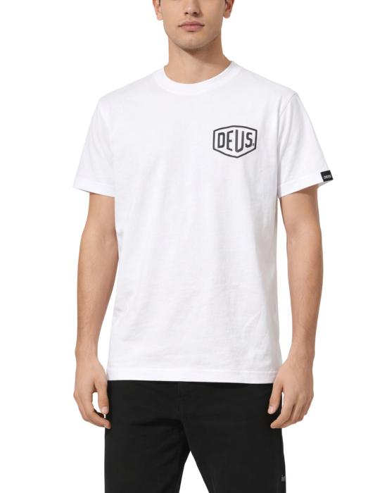 26SS 데우스 엑스 마키나 긴팔 티셔츠 하라주쿠 주소 면 티셔츠 화이트 남성용 D261MTS126010090 - DEUS EX MACHINA