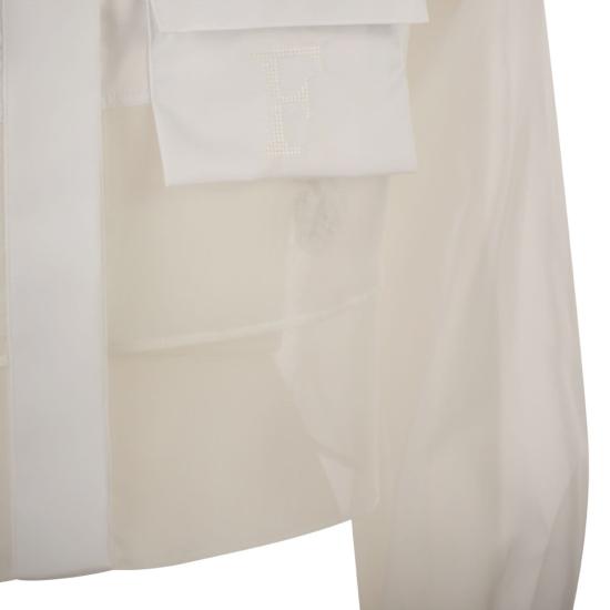 26SS 엘리자베타프랜치 셔츠 CA11861E2 IVORY - ELISABETTA FRANCHI