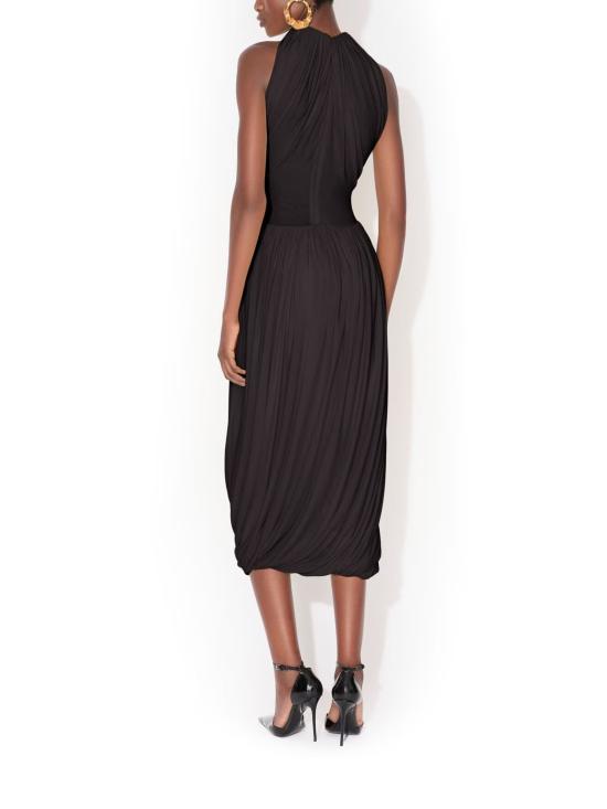 26SS 알라이아 미디 원피스 AA9R2877J050C 994 Black - ALAIA