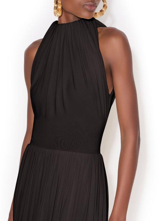 26SS 알라이아 미디 원피스 AA9R2877J050C 994 Black - ALAIA