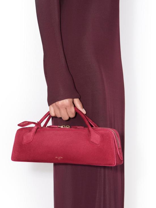26SS 알라이아 토트백 AA1S06026CA328 424 Rosso - ALAIA