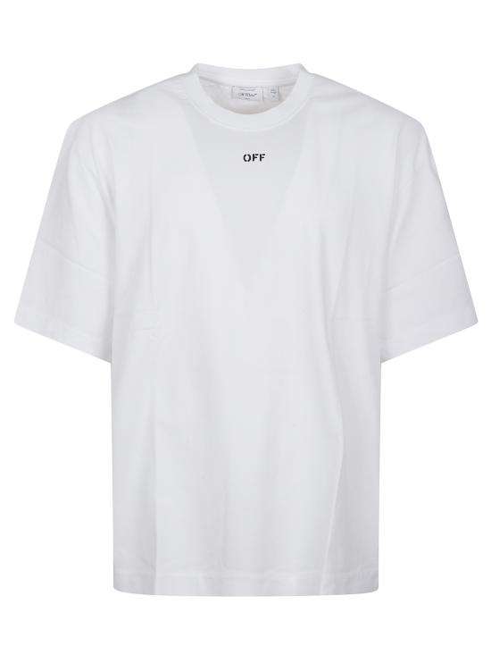 26SS 오프화이트 반팔 티셔츠 44MAA120S26J00I 100 White