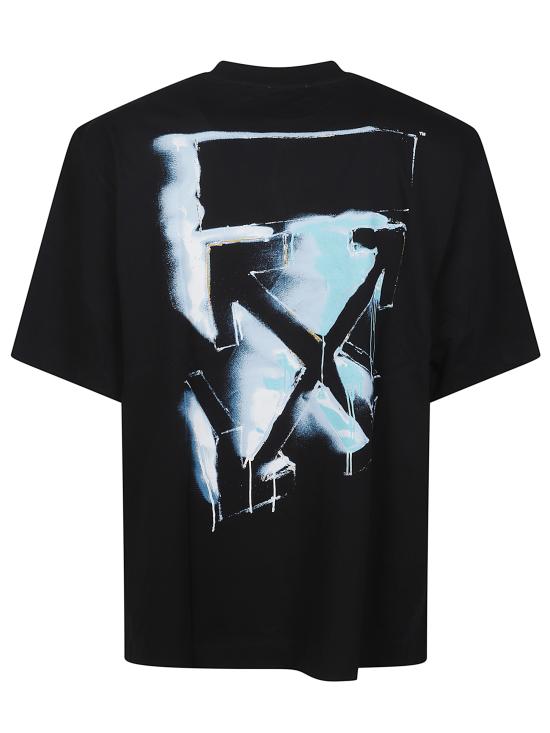 26SS 오프화이트 반팔 티셔츠 44MAA120S26J00I 001 Black - OFF WHITE