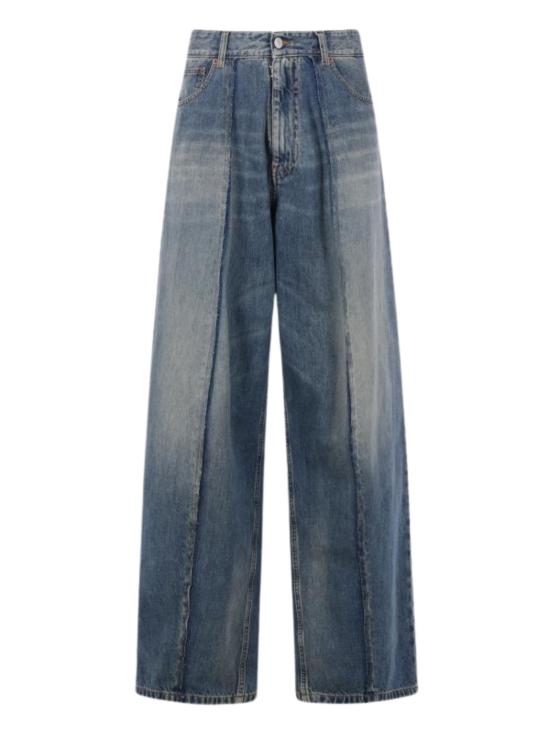 26SS MM6 메종마르지엘라 와이드레그 진 SH0LA0011 M30055961 Light denim