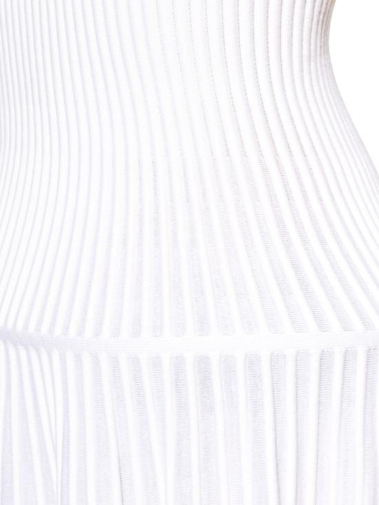 26SS 알라이아 미디 원피스 AA9R2865K137C 000 White - ALAIA