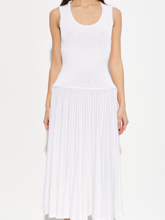 26SS 알라이아 미디 원피스 AA9R2865K137C 000 White - ALAIA