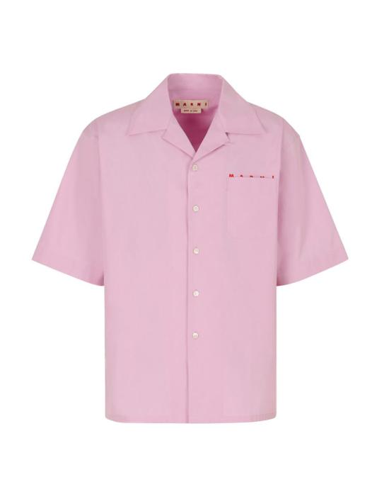 26SS 마르니 반팔 셔츠 CUMU0213PP USCT88 LRC20 Pink