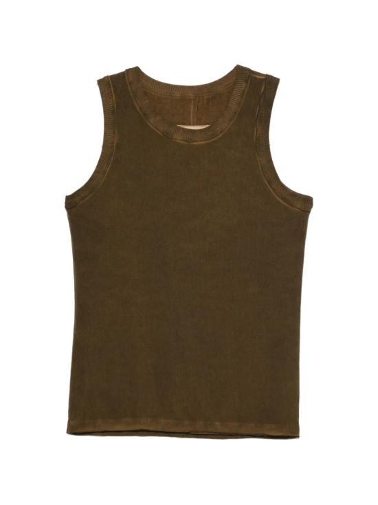 26SS 우마 왕 민소매 티셔츠 UP1030 UW240 Mustard