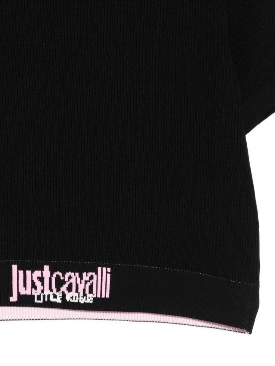 26SS [키즈] 저스트까발리 티셔츠 JGP26049TSGD BLACK Black - JUST CAVALLI