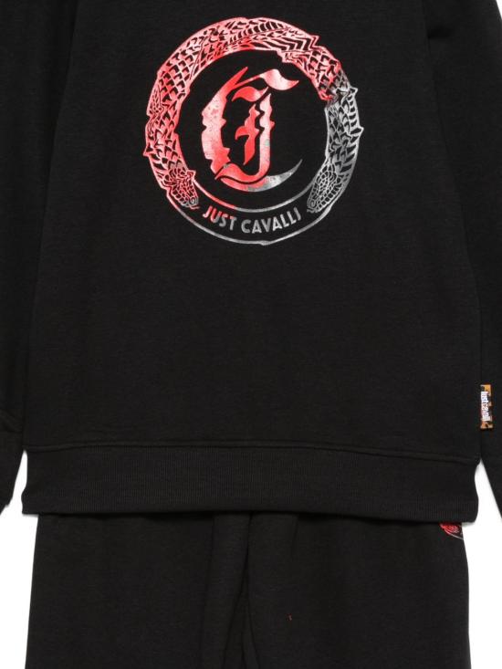 26SS [키즈] 저스트까발리 점프수트 JBP26042CFRHN BLACK Black - JUST CAVALLI