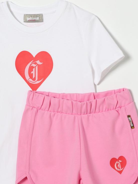 26SS [키즈] 저스트까발리 캐주얼 세트 JGP26003CJGKF WHITE White - JUST CAVALLI