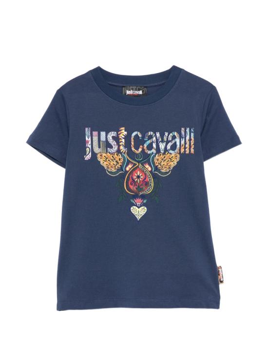 26SS [키즈] 저스트까발리 티셔츠 JBP26066TSHZC BLUE Blue