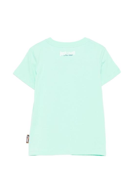 26SS [키즈] 저스트까발리 티셔츠 JBP26066TSHZC GREEN Green - JUST CAVALLI