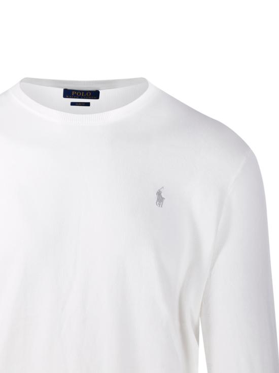 26SS 랄프 로렌 코튼 크루넥 스웨터 710890558506 DECKWASH WHITE - RALPH LAUREN