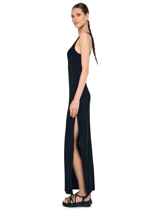 26SS 노마카말리 의류 KK4253PLT18001racer long dress w side slit - NORMA KAMALI