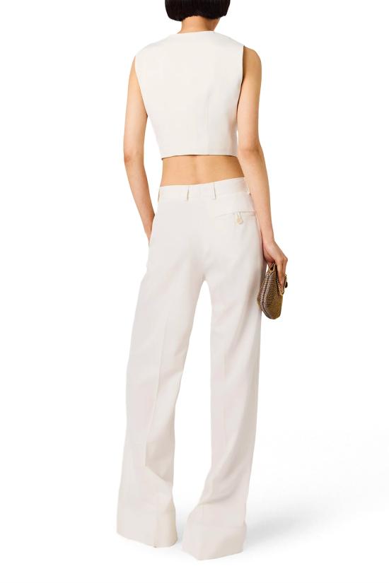 26SS 스텔라 맥카트니 스트레이트 팬츠 6440203HU707 9200 White - STELLA MCCARTNEY