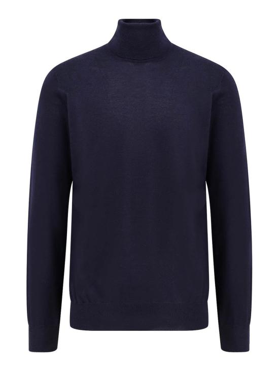 26FW 브루넬로 쿠치넬리 터틀넥 스웨터 M2300103CW425 Blue