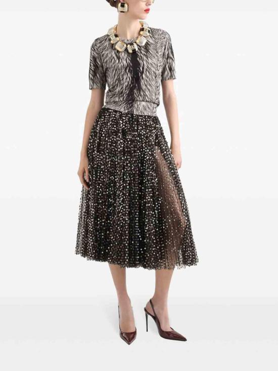  돌체앤가바나 반팔 티셔츠 FXX03TJAHLAHI3VQ Grey - DOLCE & GABBANA