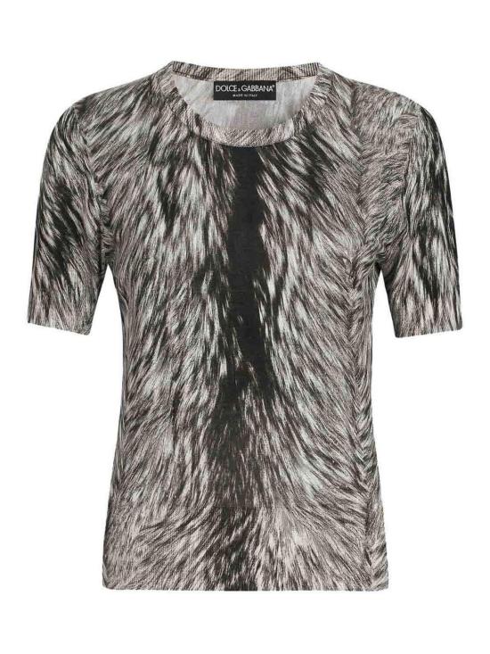  돌체앤가바나 반팔 티셔츠 FXX03TJAHLAHI3VQ Grey