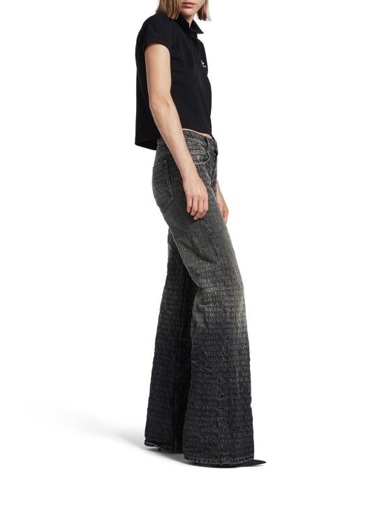 26SS 발렌시아가 데님 팬츠 852328TTWA51037 Black - BALENCIAGA